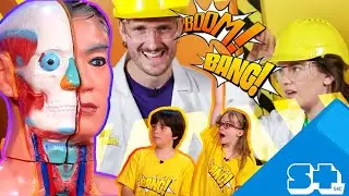 💥 Boom! Bang!💥 Ep 9 👩🏽‍🔬 Gameshow Gwyddoniaeth Gwirion | Welsh Kids Science Experiments