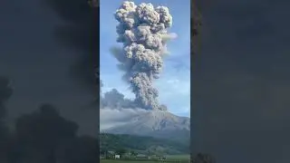 Powerful Kanlaon Volcano Eruption | Ash and Smoke Rise 6.5 KM | Philippines 4K Ultra HD