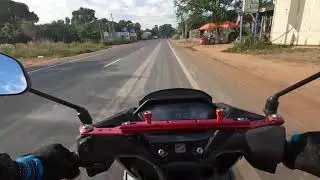 Enjoy with this road V10 #motorcycle  #motovlog  #fypシ #hondawinnerx #nature 