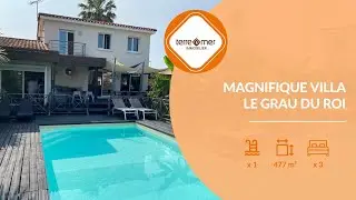 Villa le Grau du Roi avec piscine à vendre