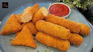 Homemade Chicken Nuggets Recipe - Delicious & Crispy - طرز تهیه ناگت مرغ