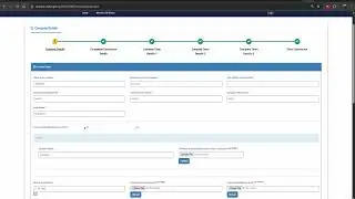 Company registration tutorial for PRISM in Satyabhama portal
