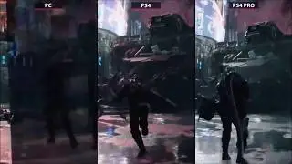 Devil May Cry 5 Grafik Vergleich - Unterschied PC/PS4/PS4 Pro