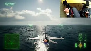 F16 Fighting Falcon - Ace Combat 7 | Logitech X56 Hotas Gameplay