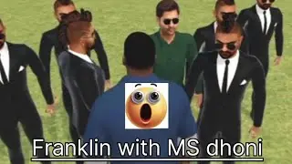 Finally Franklin meet to MS Dhoni😇😮 #video #longvideo #indiantheftauto #gameplay 