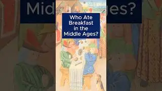 Remembering the care free days of eating breakfast in the Middle Ages.