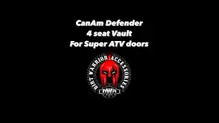 CanAm Defender Vault for Super ATV doors Install Video