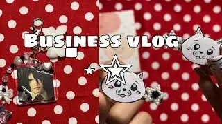 [small business vlog] restocking and packing a few orders!!