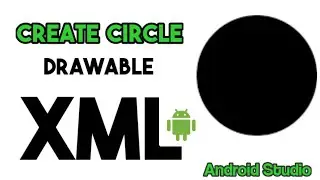 How To Create Circle Shape In Android Studio #shorts #short #androidstudiotutorial #xml