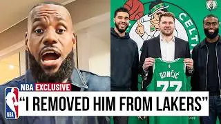 LeBron James ANNOUNCES Luka Doncic's Trade to the Boston Celtics After He Disrespected Bronny