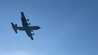USAF Lockheed Martin C-130J Super Hercules Landing at Charleston International Airport-12/30/25