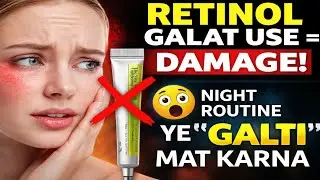 How to use retinol at night? best serum for glowing skin #skincare #beauty 