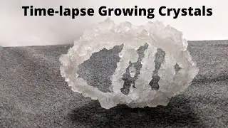 Time lapse Growing Crystals