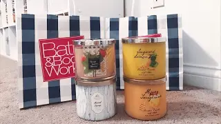 Bath & Body Works Candle Haul! | Spring 2017 | CandleConnoisseur