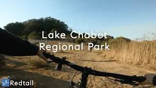 Lake Chabot Mountain Biking - Redtail Trail [4K]