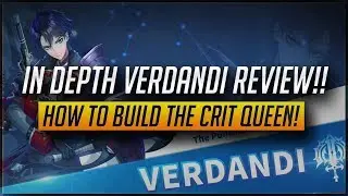 [KC] In Depth Verdandi Review! The Crit Queen!! Skills Runes & Talents! [Knights Chronicle]