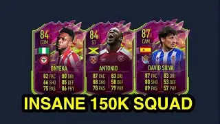INSANE 150K HYBRID SQUAD BUILDER IN FIFA 22 FT (ONYEKA, ANTONIO & SILVA)