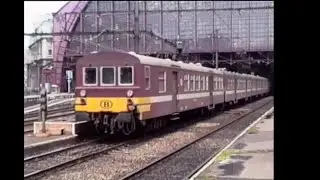 Belgian Railways 1991 - Trains at Antwerp Central Station