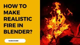 How to make realistic fire in blender @mrblenderx