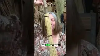 Master the Witch's Skirt Broom Easy Flare & Curve #broommaking #broomwitch #broommaker