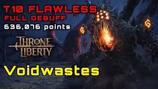 Flawless T10 Voidwastes - Full Debuff | Shakarux | Fury POV | Throne and Liberty