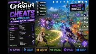 [UPDATED] Genshin Impact Cheats - FREE Mod Menu [7.0] (Auto Farm, Explore TELEPORT) - Windows