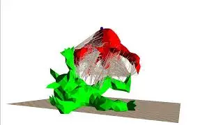 Contact detection between two deformable objects