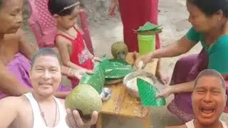 POMELO(JAMBURA)CUTTING AND EATING: ADA ALFRED