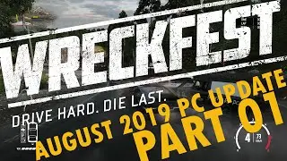 Wreckfest Aug 2019 PC Update - NEW TRACK - Clayridge Circuit!