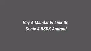 Sonic 4 RSDK Android, Ya Est&aacute; Disponible!!!