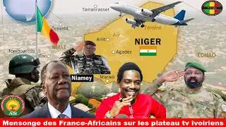 Mensonge des France-Africains sur les plateau tv ivoiriens après la sortie de Tiani