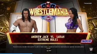 WWE 2K25 - AWA 2.0 - MOSB TOURNAMENT Round 1: Andrew Jack vs Sarah (HD) 