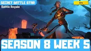 ** SEASON 8 WEEK 5 - SECRET BATTLE STAR LOADING SCREEN #5 / ACTUAL LOCATION - FORTNITE CHALLENGES **