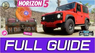 Forza Horizon 5 TREASURE HUNT CITY TO THE BEACH FH5 Treasure Hunt Chest (Winter Festival Playlist)