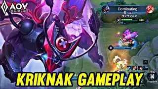 AOV : KRIKNAK GAMEPLAY | IN JUNGLE - ARENA OF VALOR LIÊNQUÂNMOBILE ROV