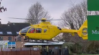 Babock MCS Onshore Airbus Helicopters G-BZRS Taking Off From Alton