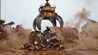 Pure Machine Strength &ndash; Magnet Arm Handling Big Steel