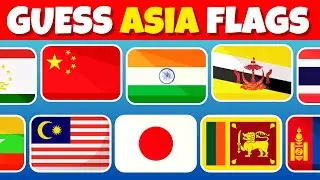 Guess the Flag: Asia Edition 🌍 | Fun Quiz Challenge