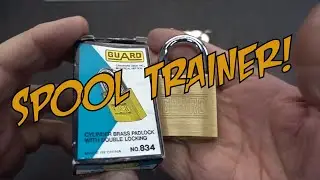 (1476) Guard Padlock (CHEAP Spool Training Lock!)
