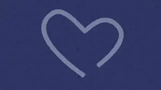 4K Heart Drawing Sketch Blue Bandhnu Copyright Free Stock Footage Free Download