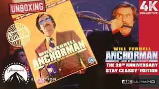 Anchorman The Legend of Run Burgundy The 20th Anniversary Stay Classy Edition 4k UltraHD Blu-ray