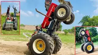 Tractor stand phlop ho gaya #trector #stunt #viral #video #youtube 