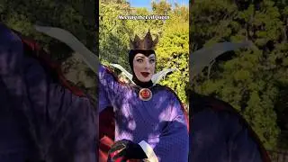 Evil Queen is too Funny for this...#disneyland #evilqueen #shorts