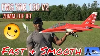 Обзор истребителя FMS YAK-130 V2 70MM EDF JET