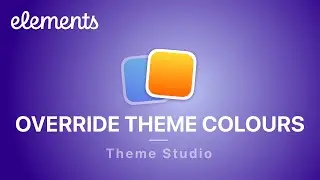 Override Default Theme Colours in Elements