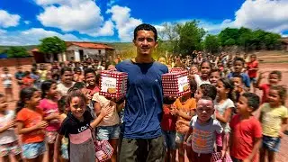 COMPREI 100 PANETONES E MUDEI O NATAL DE 100 CRIANÇAS CARENTES