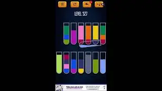 Water Sort Puzzle - Color Liquid Sorting Game Level 527 Solution
