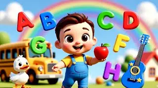 अ से H तक 🌈 A to H Alphabet Song  🦁