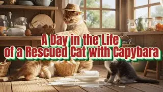 This Cat is Braver Than You 🐱 Capybara Pool Party Gone Wrong