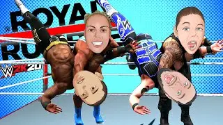 OMG This is the ULTIMATE Family WWE ROYAL RUMBLE in 2K20 with Super Gaming Family